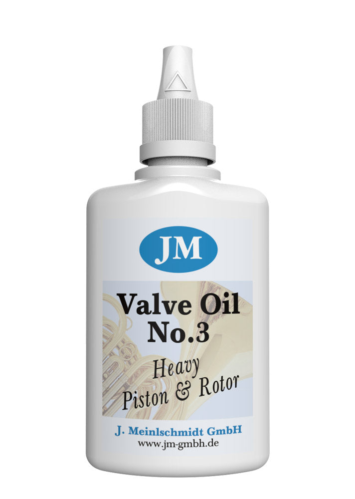 Oil: JM No. 3 Valve Oil - synthetic heavy piston & rotor