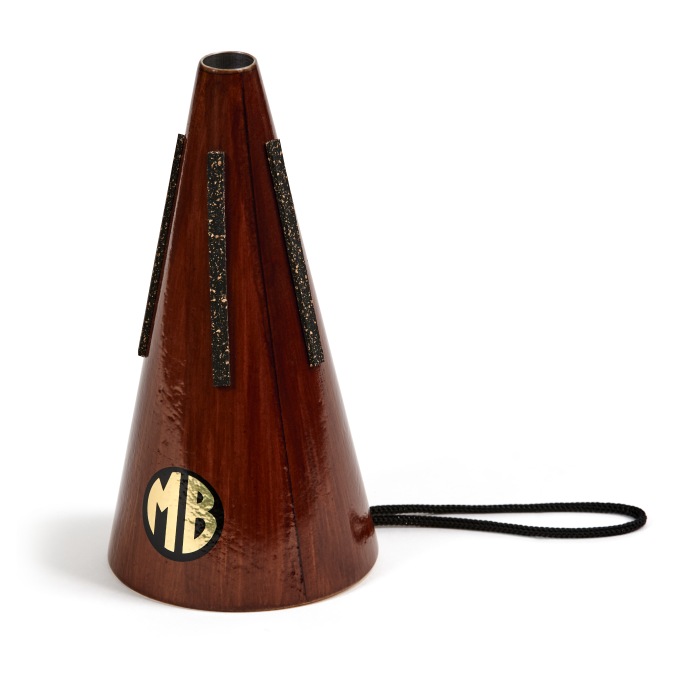 Wooden Mute for french horn with bag (tunable)