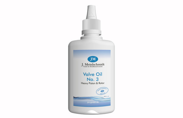Oil: JM No. 3 Valve Oil - synthetic heavy piston & rotor